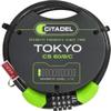 Citadel Tokyo CS 80/10 Combination Cable Lock Adult, Black, 80 cm view 1