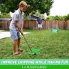 GoSports BattleChip Tour Backyard Golf Cornhole Game  Includes 2 Targets, 2 Chipping Mats, 16 Foam Golf Balls, Scorecard and Carry Case view 2