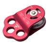 30KN Triple Attachment Climbing Pulley for 13mm Rope, Red view 1