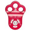 30KN Triple Attachment Climbing Pulley for 13mm Rope, Red view 3
