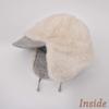 Keepersheep Baby Boy Ushanka Earflap Winter Trooper Hat Cap, Kids Trapper Hat (Light Gray, 12-18 Months) view 2
