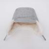Keepersheep Baby Boy Ushanka Earflap Winter Trooper Hat Cap, Kids Trapper Hat (Light Gray, 12-18 Months) view 3