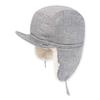 Keepersheep Baby Boy Ushanka Earflap Winter Trooper Hat Cap, Kids Trapper Hat (Light Gray, 12-18 Months) view 4