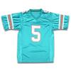 borizcustoms Ray Finkle 5 Novelty Football Jersey Ventura Movie Reference Stitch Sewn (Teal, 46) view 1