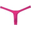 OROCOJUCO Men Pouch Thong Sexy Low Rise T-back Spandex Underwear Mini Jockstrap Tanga Panties 5-PackPWLRYG M view 2
