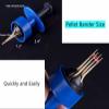 2X Pellet Bander Tool Micro Bait Bands Banding Match Coarse Fishing Terminal Tackle Set w/ 600 Bands(Orange) view 3