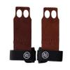 RooGrips 2 Finger Premium Leather Hand Grips for Crossfit, Pull Ups & Gymnastics & Weightlifting - The Most Durable Grip Support and Hand Protection from Rips and Blisters. (Size Small) view 2