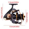 VGEBY Fishing Reel, Light Weight Ultra Smooth Powerful Fishing Reels for Saltwater Freshwater(10000) Fishing Reels and Fishing Maintenance Tools Saltwater Reel Saltwater Reels view 3