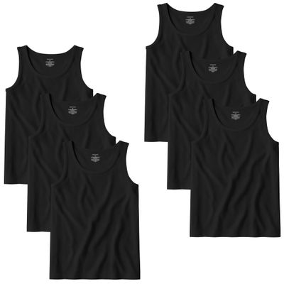 Andrew Scott Men's Cotton A-Shirt Tanks | 100% Cotton Tank Tops | Tag Free | Multi Packs-Colors