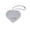 MFC PRO 4Pcs Safety Reflector - Heart Shapes - Stylish Reflective Gear for Jackets, Bags, Purses, Backpacks, Strollers and Wheelchairs,Christmas Halloween Party Hanging Decoration(Heart) view 2