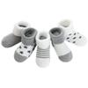 AkoMatial 5 Pairs Newborn Baby Boy Girl Sock Terry Fabric Winter Anti-slip Dots Stripe Star Warm Thick Socks view 1