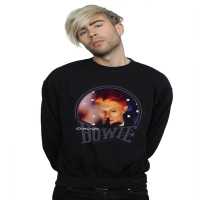 Absolute Cult David Bowie Men's Quiet Lights Sweatshirt Black Large
