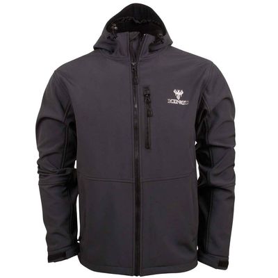King's Camo KC1 Soft Shell Jacket, Charcoal, XXXX-Large