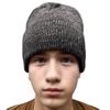 COUVER 100% Acrylic Knitted Beanie  Warm Winter Skull Cap Hat for Man Women Grey/Charcoal view 1