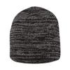 COUVER 100% Acrylic Knitted Beanie  Warm Winter Skull Cap Hat for Man Women Black/Dark Grey view 2