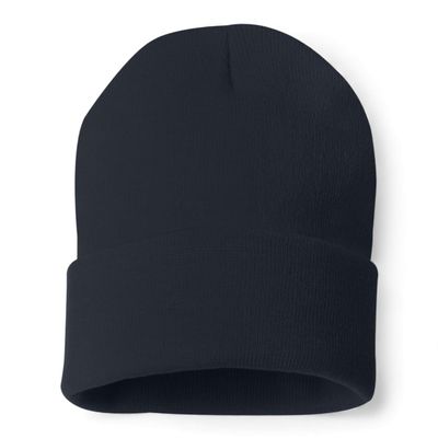 COUVER Unisex Knit Cuff 12 inch Beanie, Navy, 1 Piece