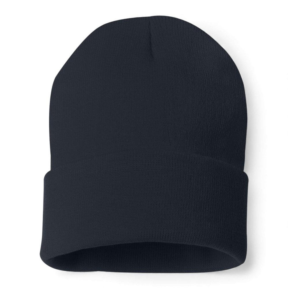 COUVER Unisex Knit Cuff 12 inch Beanie, Navy, 1 Piece