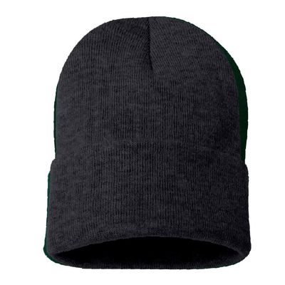 COUVER Unisex Knit Cuff 12 inch Beanie, Charcoal, 1 Piece