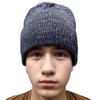 COUVER 100% Acrylic Knitted Beanie  Warm Winter Skull Cap Hat for Man Women Navy/Dark Grey view 1