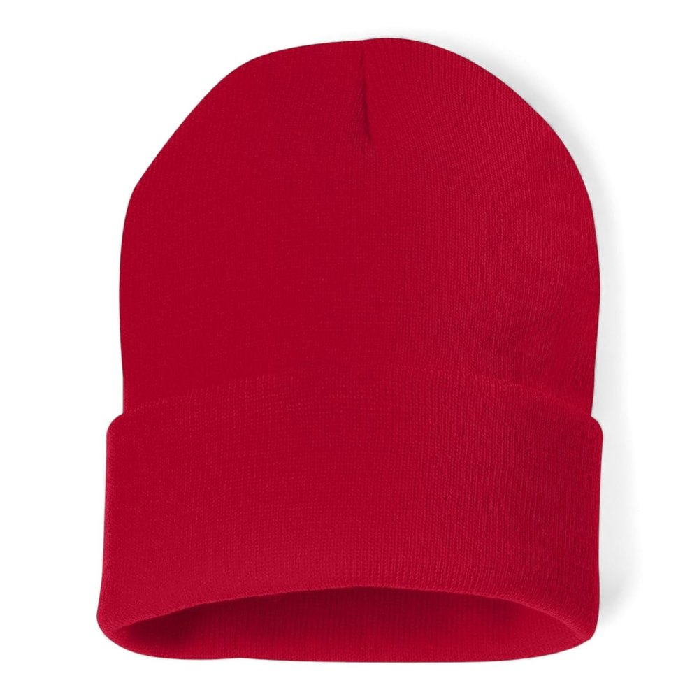 COUVER Unisex Knit Cuff 12 inch Beanie, Red, 1 Piece