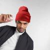 COUVER Unisex Knit Cuff 12 inch Beanie, Red, 1 Piece view 4