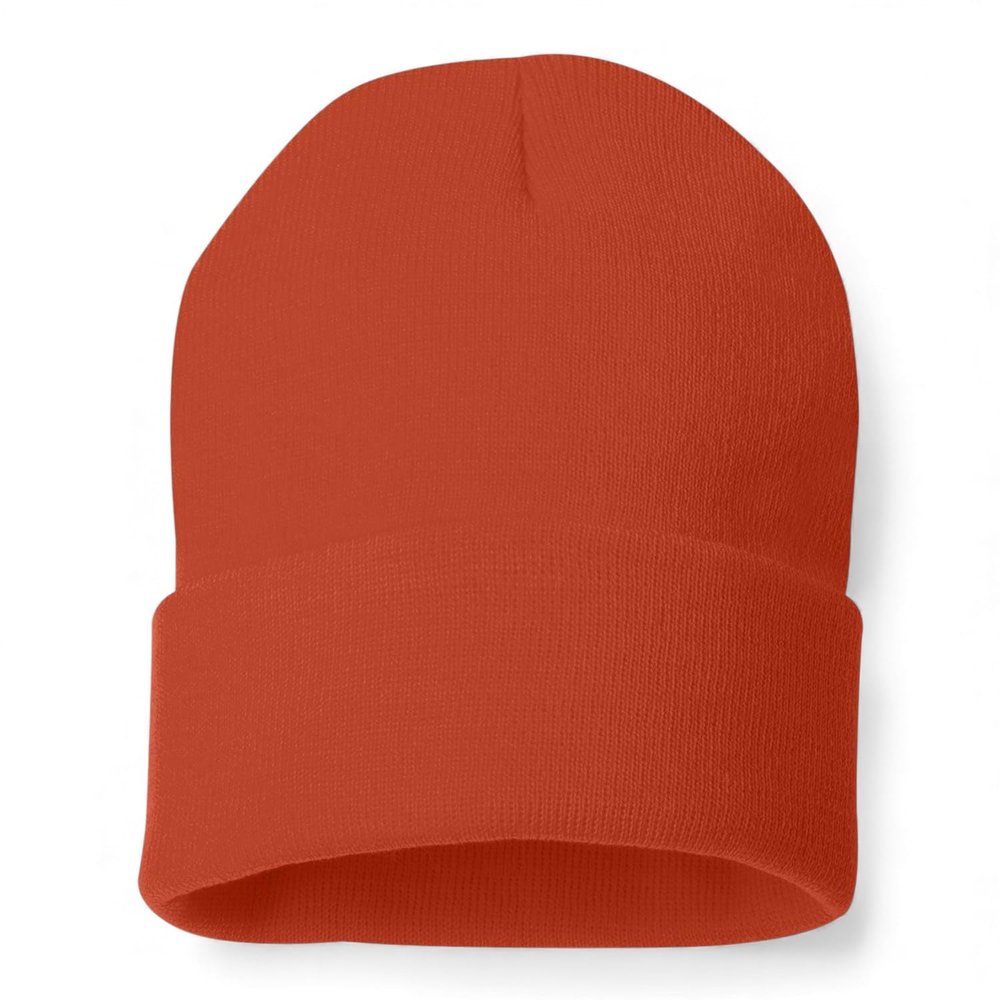 COUVER Unisex Knit Cuff 12 inch Beanie, Orange, 1 Piece