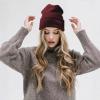 COUVER Unisex Knit Cuff 12 inch Beanie, Maroon, 1 Piece view 2