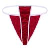 ACSUSS Sexy Men's Christmas Santa Hat G-String Gag Gift Bikini Thongs Fancy Costume Santa Bell Medium view 2