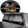 Always Loved Never Forgotten Memorial Decal Butterfly 4"x 5" Pack of 6 view 2