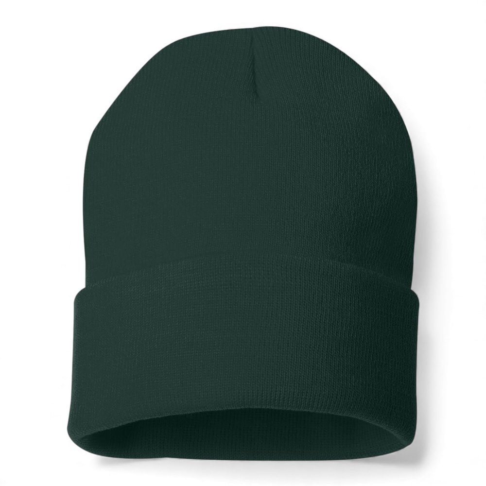 COUVER Unisex Knit Cuff 12 inch Beanie, Forest, 1 Piece
