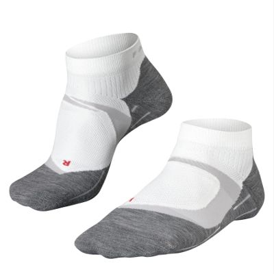 FALKE Women's RU4 Endurance Cool Short Running Socks, Quarter, Medium Cushion, Breathable Quick Dry, Cooling, Nylon, White (White-Mix 2020), 9.5-10.5, 1 Pair