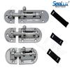 SeaLux Marine 316 Stainless Steel 5-1/4" Locker Latch Slide Barrel Bolt for Marine Boat Window/Door/Hatch (5-1/4") view 3