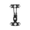 Bicycle Water Bottle Cage Holder Adapter Adjustable MTB Road Bike Handlebar Water Bottle Holder Seat Post Bottle Mount (Double Black) view 2