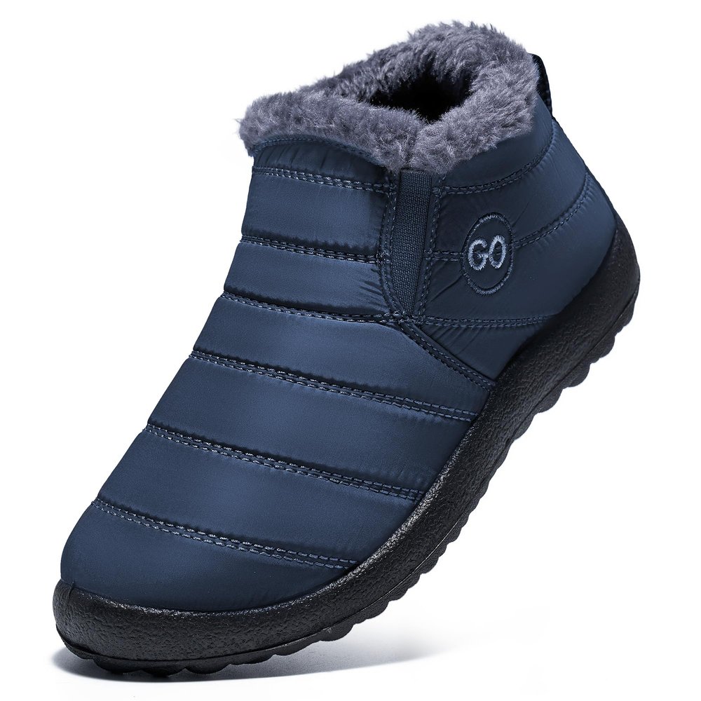 DUOYANGJIASHA Womens Snow Boots Winter Shoes Warm Fur Lined Ankle Booties Waterproof Comfortable Boots for Women