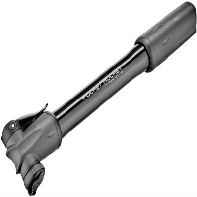 Topeak Pocket Rocket Inflator Bicycle Pump, Sports and Outdoors, Black, 22.2 x 4.2 x 2.5 cm