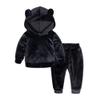 Kids Tales Baby Boys Girls Cute Ear Hooded Fleece Pullover and Pants Outfits Set view 1