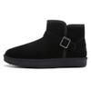 Boots Snow Men Women Winter Ankle Fur Lined Shoes Outdoor Warm Waterproof Booties Anti-Slip(5.5 M US Men - 6.5 M US Women,23 cm Heel to Toe view 1