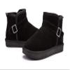 Boots Snow Men Women Winter Ankle Fur Lined Shoes Outdoor Warm Waterproof Booties Anti-Slip(5.5 M US Men - 6.5 M US Women,23 cm Heel to Toe view 2