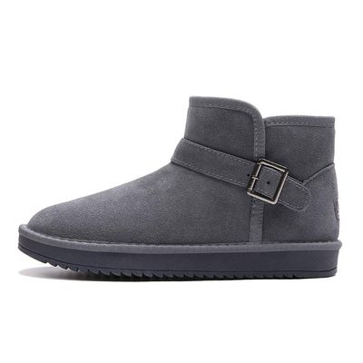 Boots Snow Men Women Winter Ankle Fur Lined Shoes Outdoor Warm Waterproof Booties Anti-Slip(7.5 M US Men - 8.5 M US Women,25 cm Heel to Toe