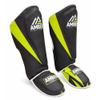 Pro Style Competition Muay Thai Shin Guards with Instep Protection for Kickboxing, MMA, and Combat Sports, Lightweight, Durable, and Adjustable, Large view 3