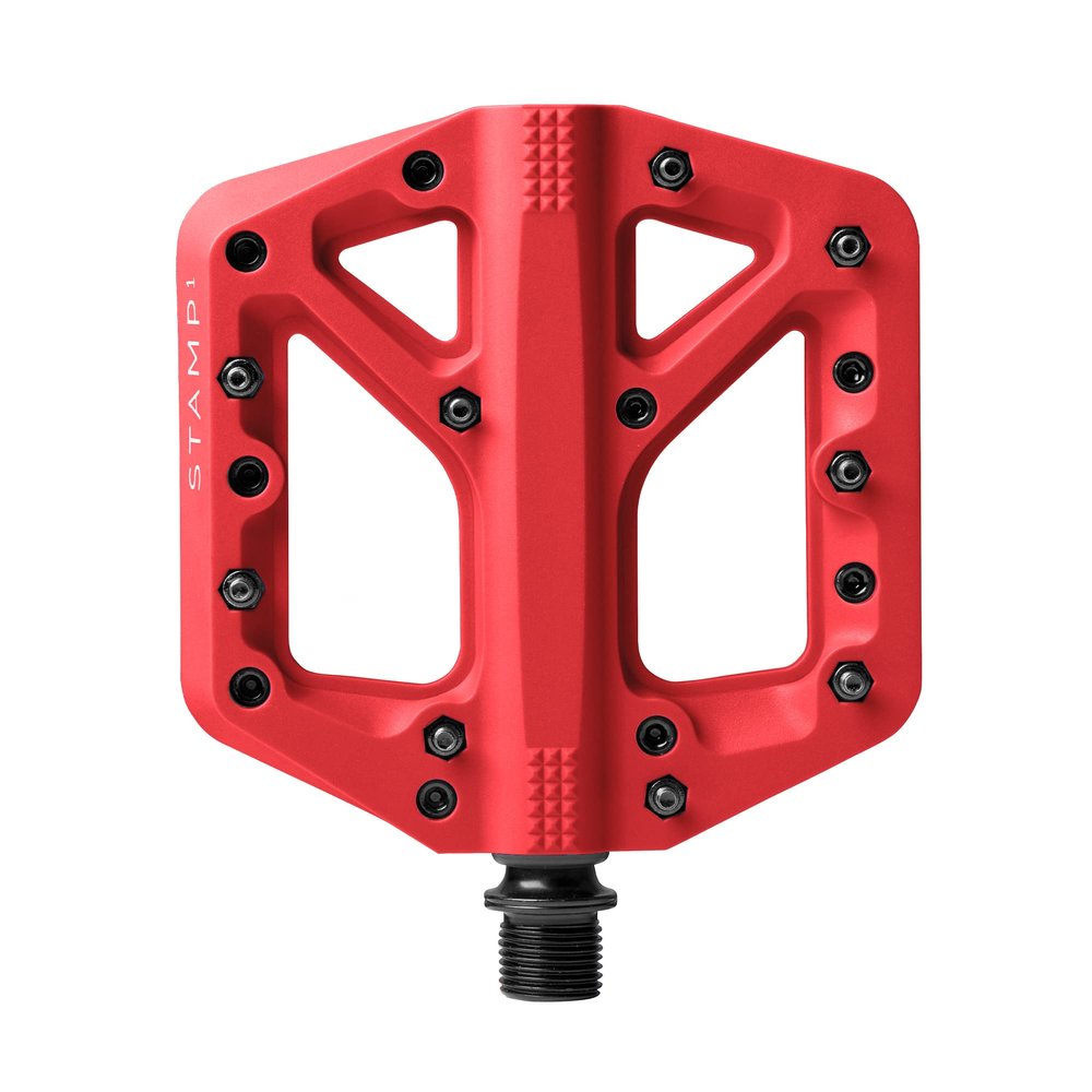 Crankbrothers MTB Pedals Stamp 1 Large Red
