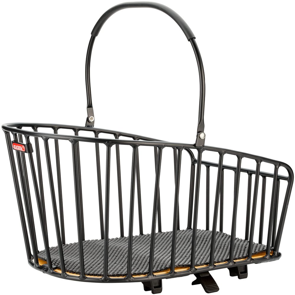 KLICKfix 2128019620 Unisex Adult Rear Basket 42 x 28 x 25 cm Black