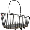KLICKfix 2128019620 Unisex  Adult Rear Basket 42 x 28 x 25 cm Black view 1