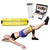 Crossover Symmetry Hip & Core System - Loop Resistance Home Workout Bands to Stretch and Strengthen Legs, Butt, HIPS, Thighs and Glutes, Includes Online Exercise & Training Guide, Yellow/Light view 1