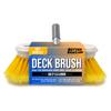Soft Boat Deck Brush, Heavy-Duty Marine Brush Head, 8" Bristle with Bumper, 3/4" Thread Handle, for RV, Truck, and Auto Cleaning view 1