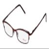 Thalia Grazia For Ladies/Women Full-Rim Spring Hinges Shape Upscale Sleek Vision Care Eyeglasses/Spectacles (50-16-135, Red/Lavender) view 1