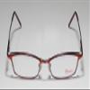 Thalia Grazia For Ladies/Women Full-Rim Spring Hinges Shape Upscale Sleek Vision Care Eyeglasses/Spectacles (50-16-135, Red/Lavender) view 3