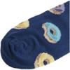 Hot Sox Big Boy's Food Novelty Casual Crew Socks Sockshosiery, DONUT (Dark Blue), Small/Medium Youth view 4