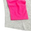 ILTEX Plain Raglan Lightweight Cotton and Polyester T-Shirt 3/4 Sleeves Athletic Baseball Jersey Unisex Multi Function Sports, Outdoors and Gym (20+ Colors) (Gray/Hot Pink, Small) view 4