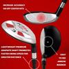 Senior Ladies Majek Golf All Ladies Hybrid Complete Full Set which Includes: #3, 4, 5, 6, 7, 8, 9, PW. Lady Flex Right Handed New Utility L Flex Club with Premium Majek Women's Dark Pink Golf Grip view 4